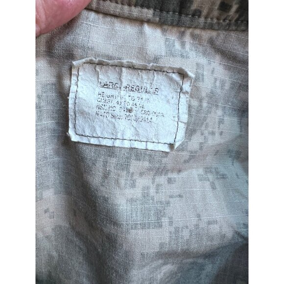 ACU US Army camouflage tactical jacket mens size large - Picture 3 of 5